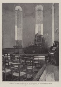 La Reina en Cimiez, Interior de la Capilla Real en el Hotel Excelsior Regina